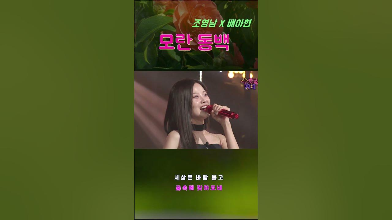 #모란동백 조영남X배아현 #수요일밤에  [선공개]