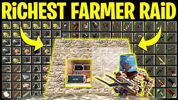 Rust RAIDING RICH FARMER BASE - Decayed Base Loot + ECO RAIDING A CLAN (Rust Raids PvP)