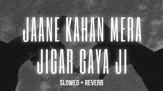 Jaane kahan mera jigar gaya ji | new version of lofi mix | slowed reverb | love |  Romantic