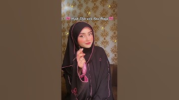 Easiest Hijab Tutorial With Bow Abaya /Full Video By Areeba_tahir_ #hijab #hijabtutorial #abaya #fyp