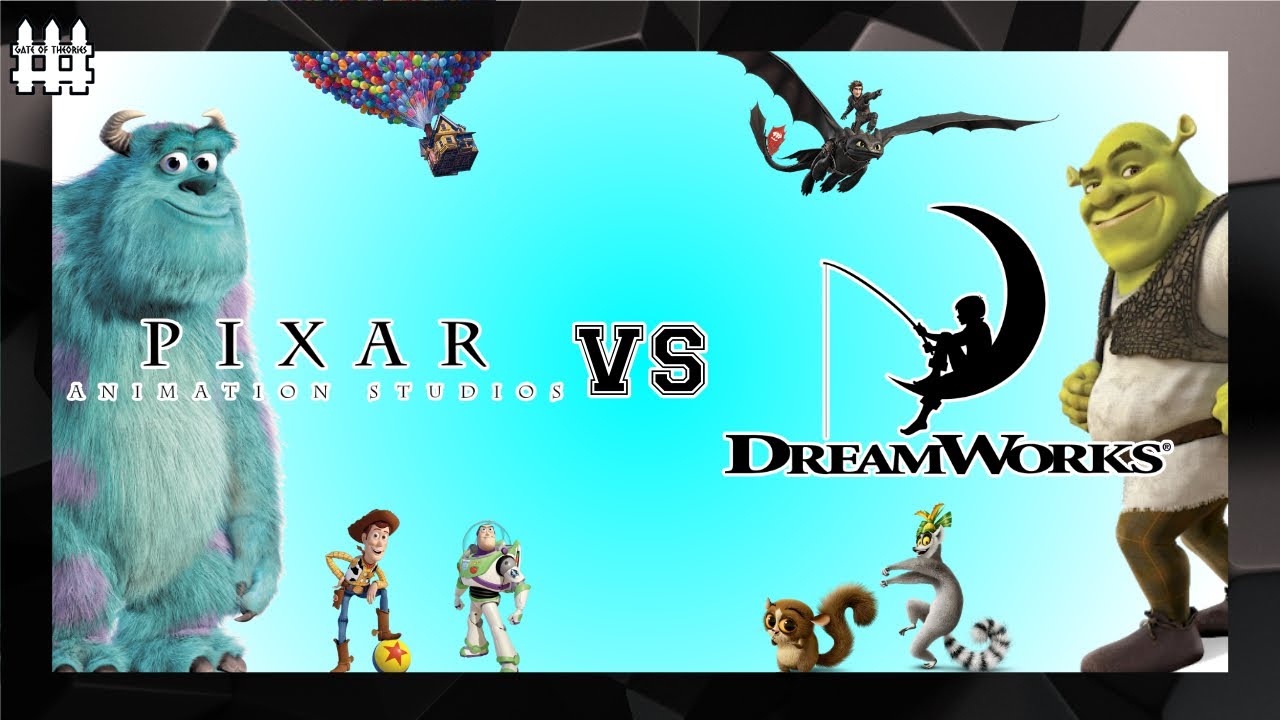 Pixar VS Dreamworks - YouTube