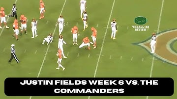 The All-22 Review: Justin Fields Week 6 vs. Washington Comanders