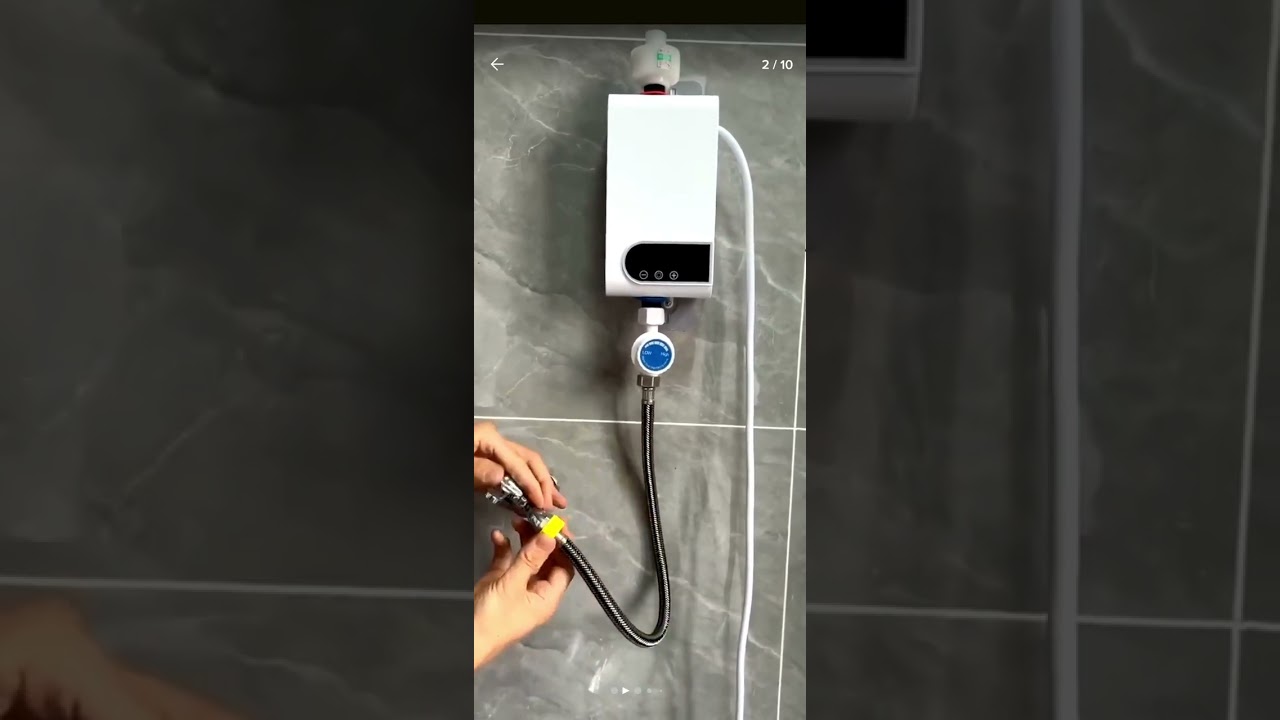 🔥⚡LA MAS VENDIDA⚡ Calentador De Agua Instantáneo Eléctrico Con Táctil 3500w