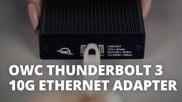 Introducing the OWC Thunderbolt 3 10G Ethernet Adapter
