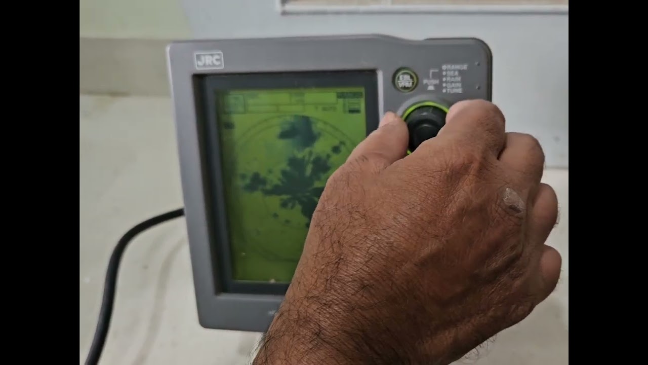 JRC RADAR 1000 MKII LCD RADAR TESTING