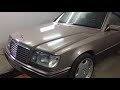 выхлопная система  на Mercedes w124 E220 кастам