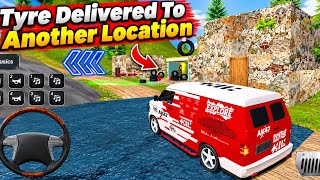 Dubai Van Simulator Game 🚐 | Tyre Delivered to Another Location | Realistic Van Driving Gameplay screenshot 5