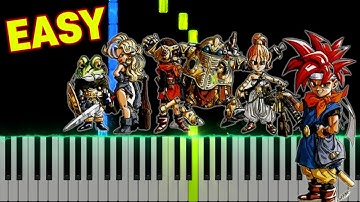 Chrono Trigger - Main Theme | EASY Piano Tutorial