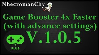 Game Booster 4x Faster (with advance settings) V.1.0.5 screenshot 2