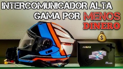 😱 INTERCOMUNICADOR ALTA GAMA POR POCO DINERO 🥳|ASMAX F1 Modo Mesh|Sonido con cancelación de ruido|