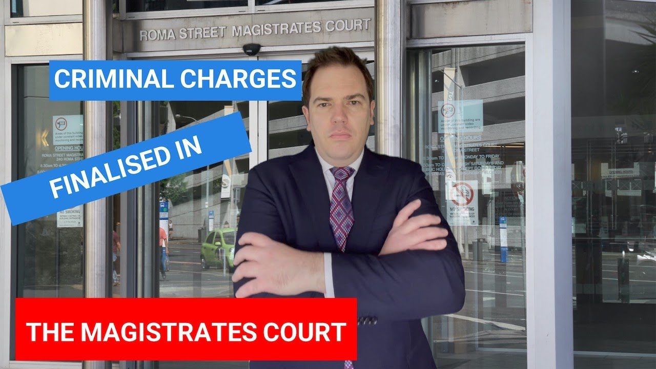 What happens when Criminal Charges are Finalised in the Brisbane Magistrates Court.