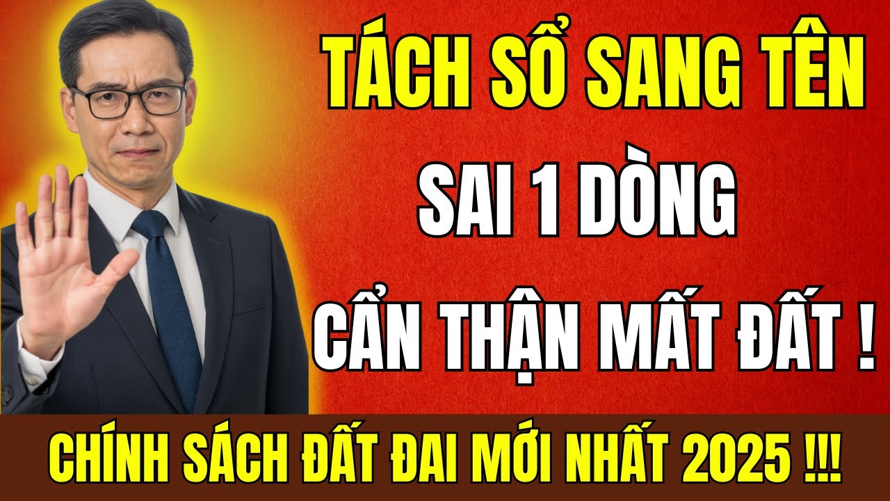 Sang Tên Sổ Đỏ Sai 1 Dòng – Mất Luôn Quyền Sử Dụng?