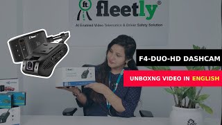 Telematics | Fleet Management  |F4-DUO device unboxing English| Smart GPS Tracking  | Fleetly