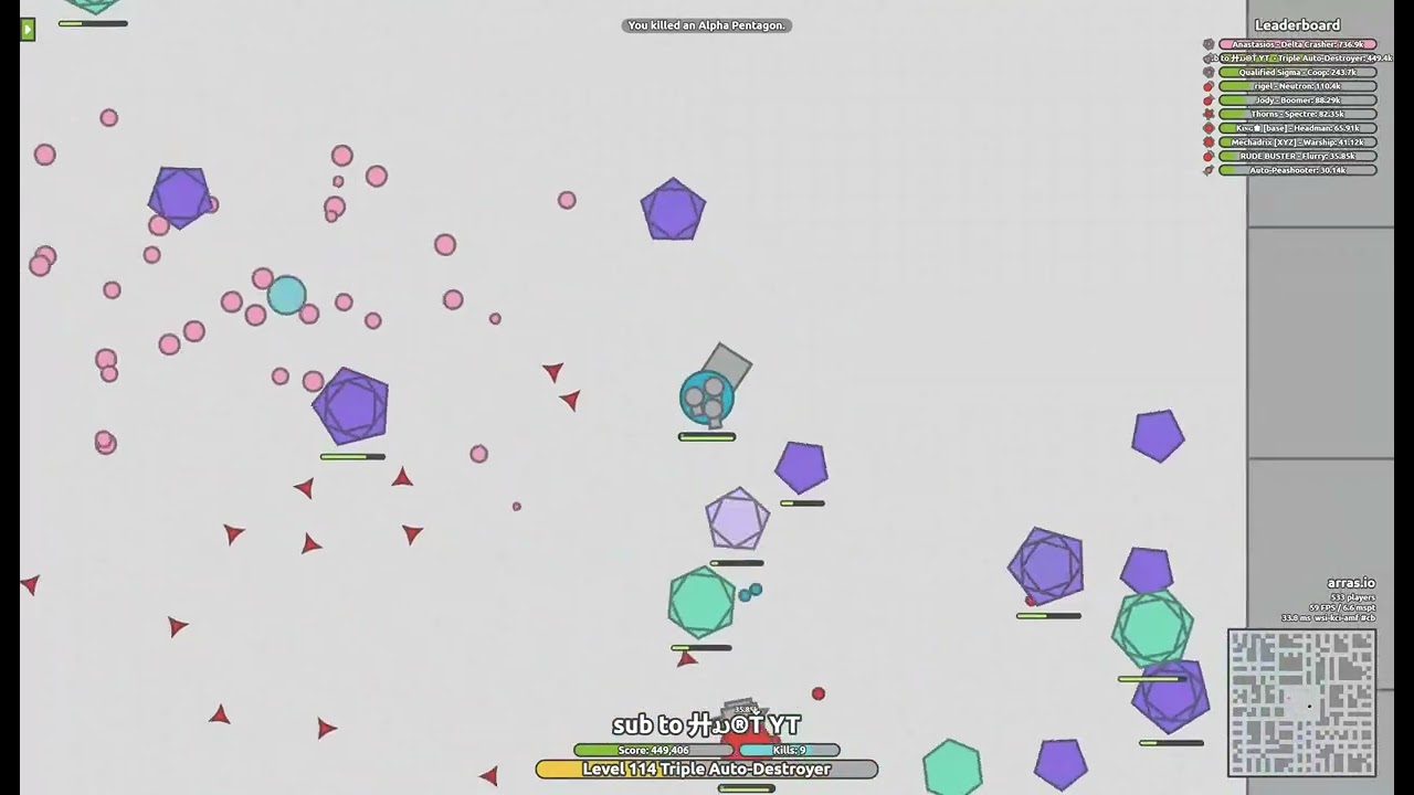 639K Triple auto destroyer arms race maze