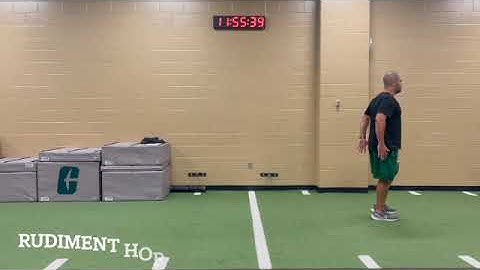 Rudiment Hop Series Single Leg Backward   SD 480p