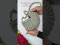 كروشيه شنطة الصدفة الترند إصنعيها بنفسك خطوة بخطوة للمبتدئين🔥👌Trendy crochet shell bag#shorts