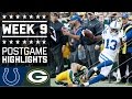 Colts vs. Packers | NFL Week 9 Game Highlights