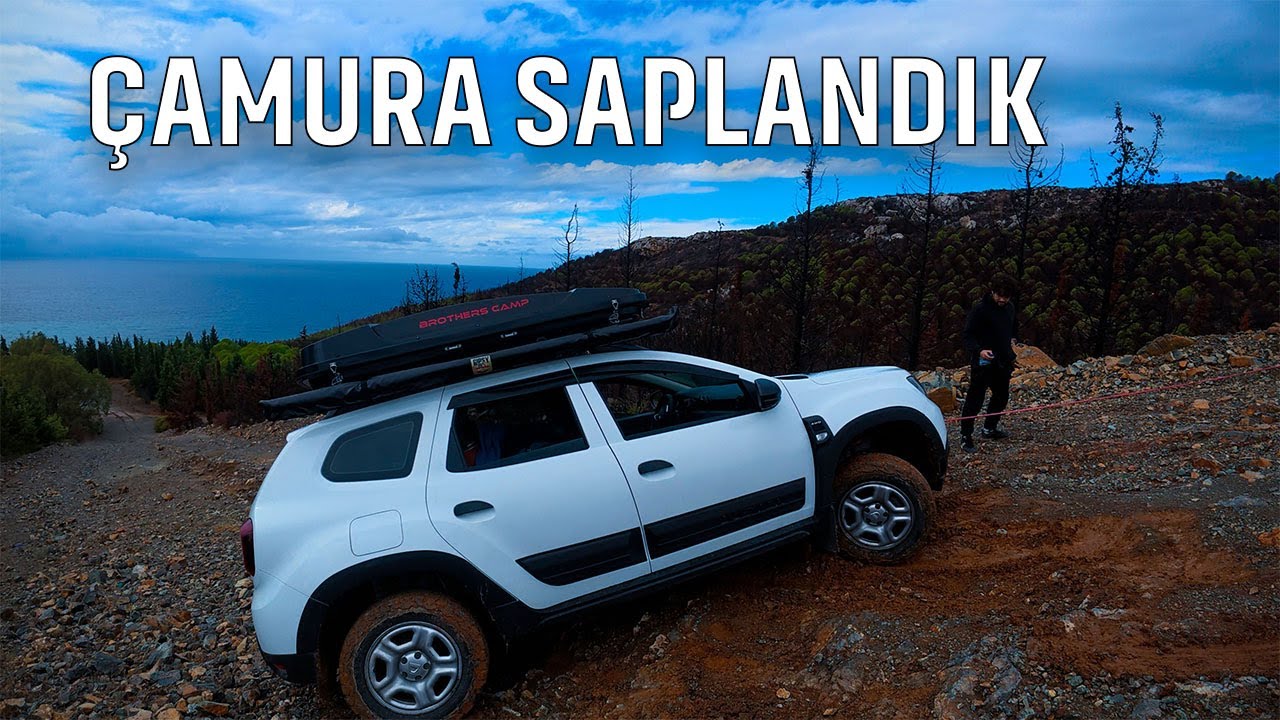 ŞİDDETLİ YAĞMURDA ISSIZ KOYDA KAMP VE OFF ROAD - İZMİR ÜRKMEZ