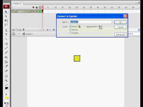 Flash CS3 - Move when Mouse is clicked Tutorial