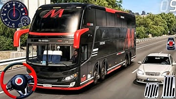 Real City Bus Driving Game - Euro Coach Bus Simulator 3D - New Bus Game Android Gameplay