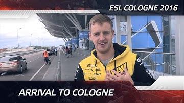 Arrival to Cologne @ ESL One Cologne 2016 (ENG SUBS)