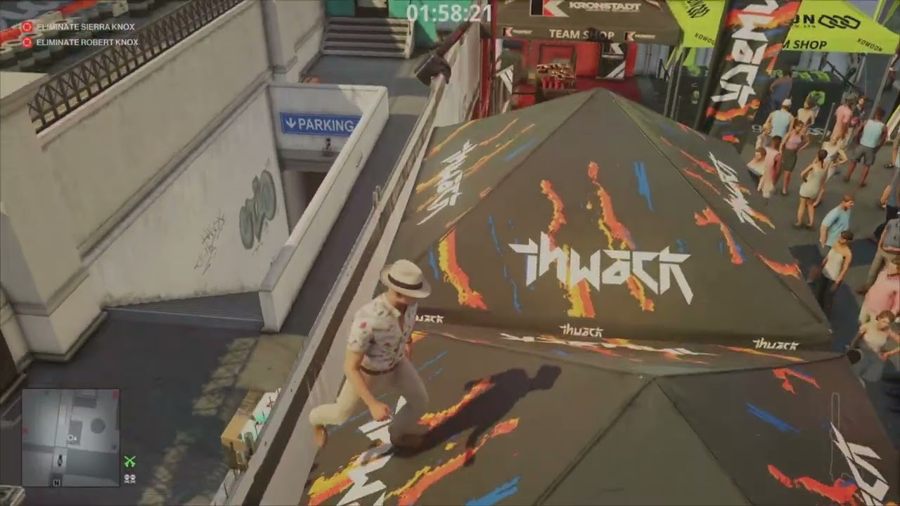 Hitman 3 - Miami cover aim tricks and other things