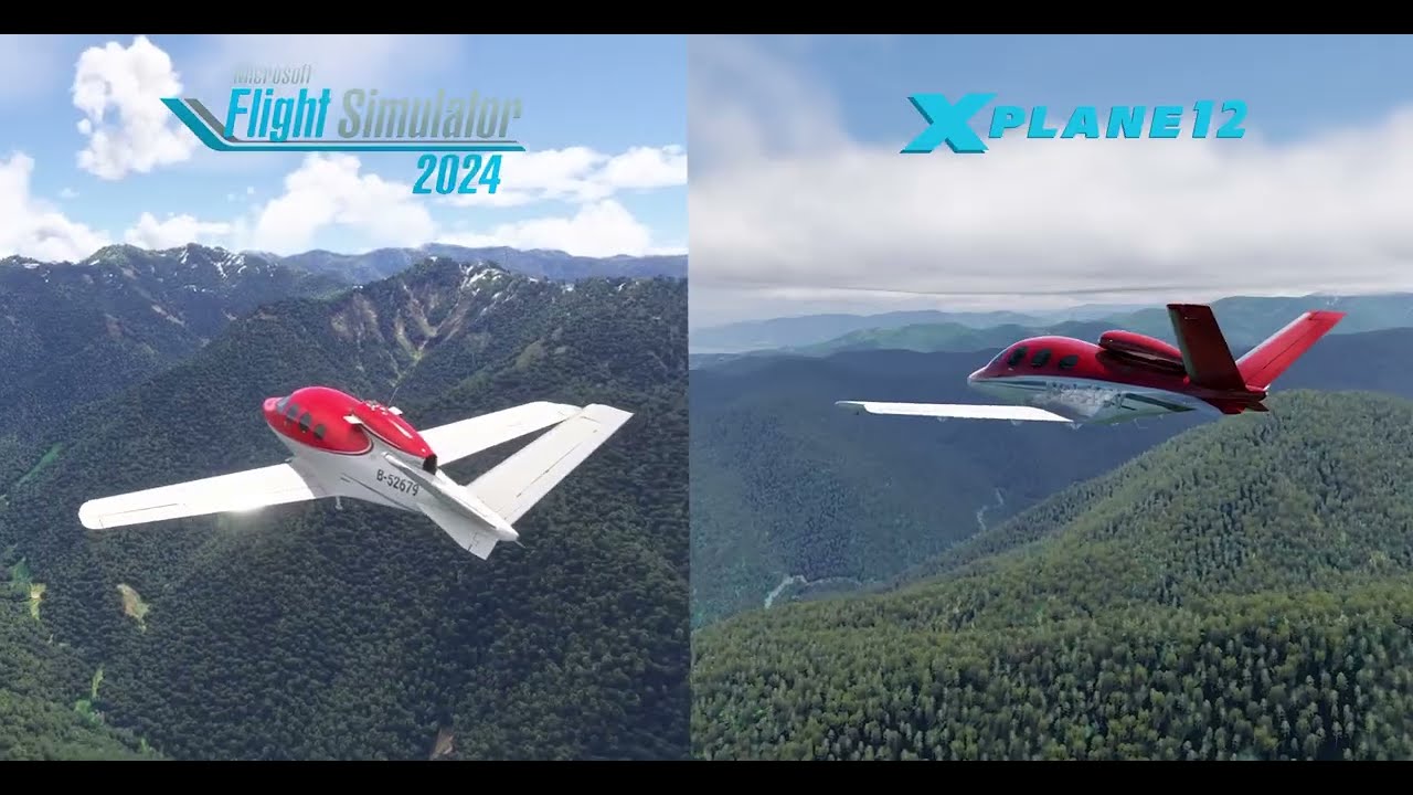 X-Plane 12.2 vs MSFS2024: A Visual Fidelity Showdown
