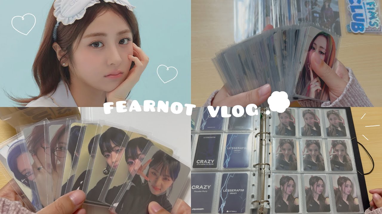 [トレカ収納] まだまだ続くトレカ集め🎀🫧 / 作業動画 / LE SSERAFIM