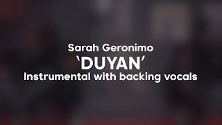 'Duyan' | Sarah Geronimo | Instrumental / Karaoke with Backing Vocals