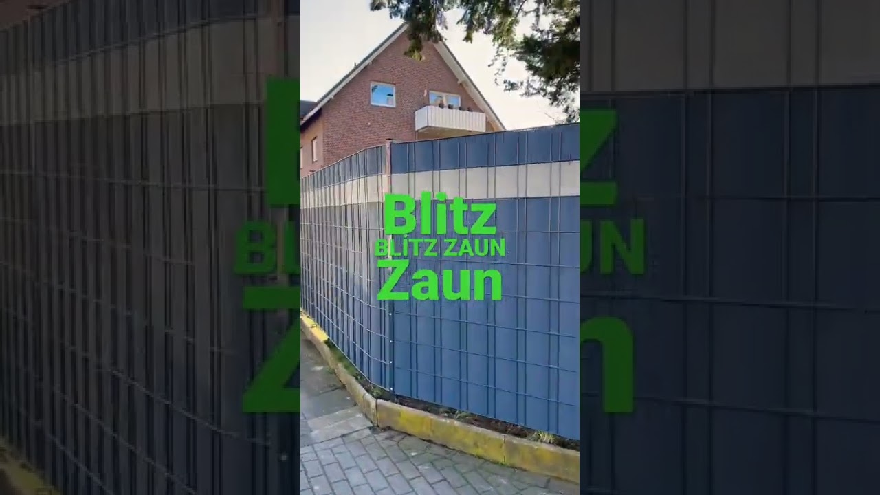 Blitz Zaun blitz schnell YouTube