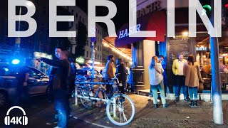 Berlin Nightlife in Kreuzberg 4k 2021, Street walk, Kottbusser Tor