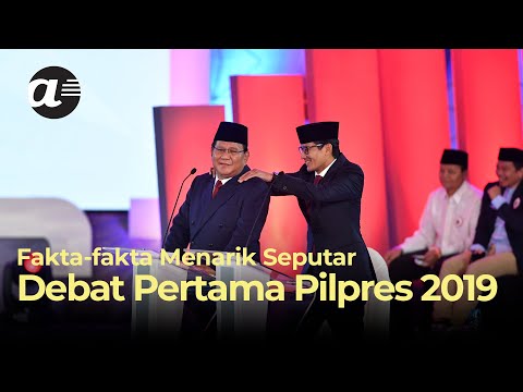Fakta-fakta Menarik Seputar Debat Pertama Pilpres 2019