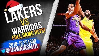 LA Lakers vs Golden State Warriors Full Game Highlights 2018 Christmas  FreeDawkins