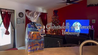 2022 Ghirardelli gift tower unboxing