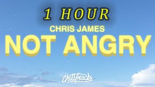 [1 HOUR 🕐 ] Chris James - Not Angry (Lyrics)