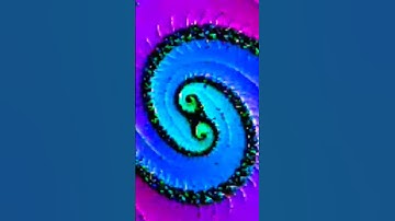 #techno #animation #digitalart Rainbow Color Fractals: Journey into the Mandelbrot