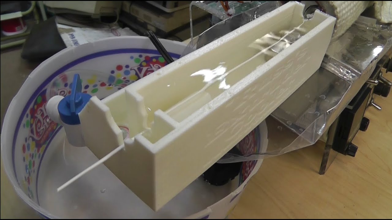 8 Russ's Filament Extruder Testing The Water Cooler. Works via