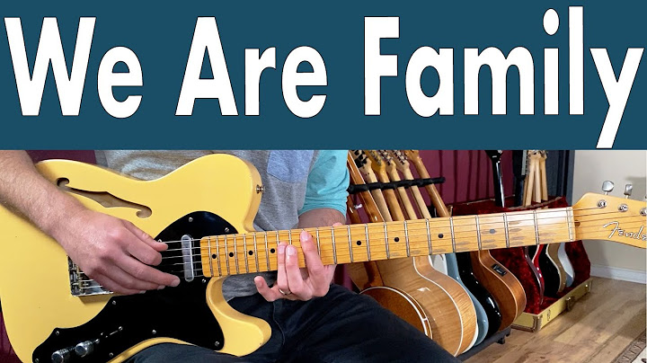 We Are Family Guitar version - Guitar performance video thumbnail
