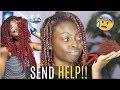 My WORST Wash Day Experience | Taking My Twists Down