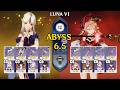 C6 Ningguang Double Lunar &amp; C6 Yanfei Overload | Spiral Abyss 6.5 Luna 6 | Genshin Impact 【原神】