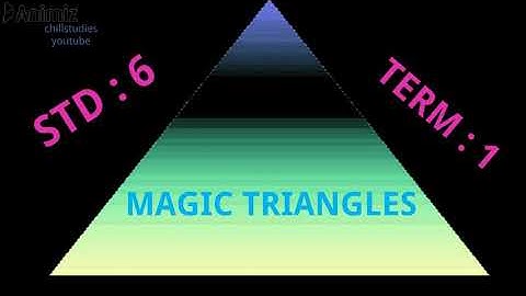 MAGIC TRIANGLES -STD-6