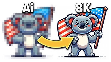 I found the NEW BEST 100% FREE Ai Image UPSCALER! (Ideogram Ai, Midjourney, Leonardo)