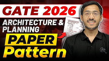 Paper Pattern | GATE 2026 Architecture & Planning | Safal Together