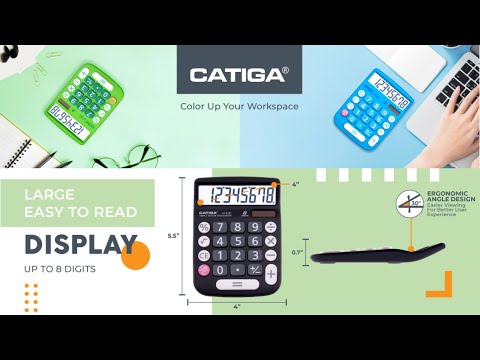 CATIGA 8 Digit Basic Desktop Calculator | $100k Bonuses in Description