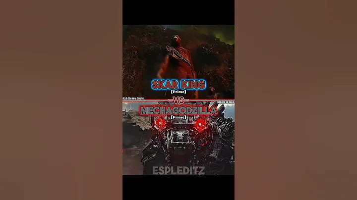 Skar King Vs Mechagodzilla #edit #1v1 #godzillavskong #gxk #skarking #mechagodzilla #monsterverse