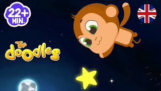 Twinkle Twinkle Little Star + 22 minutes of Nursery Rhymes in English | The Doodles