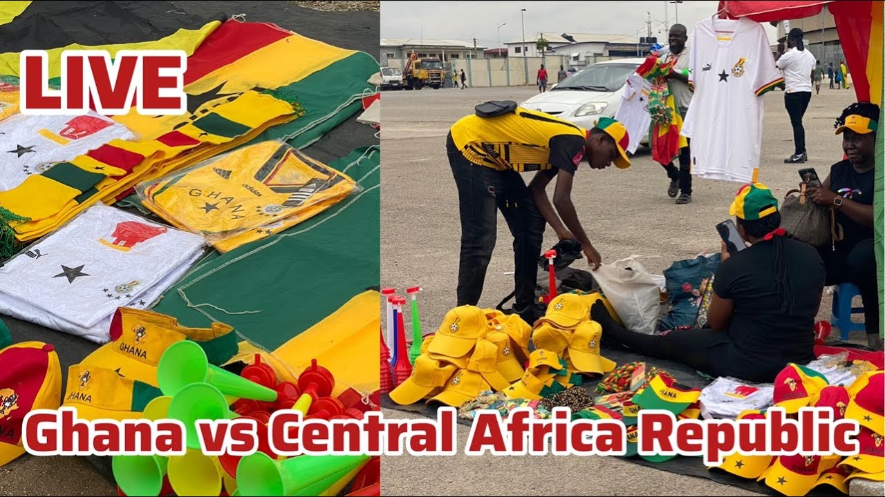 LIVE)) Ghana vs Central Africa Republic Baba Yara Sports Stadium atmosphere