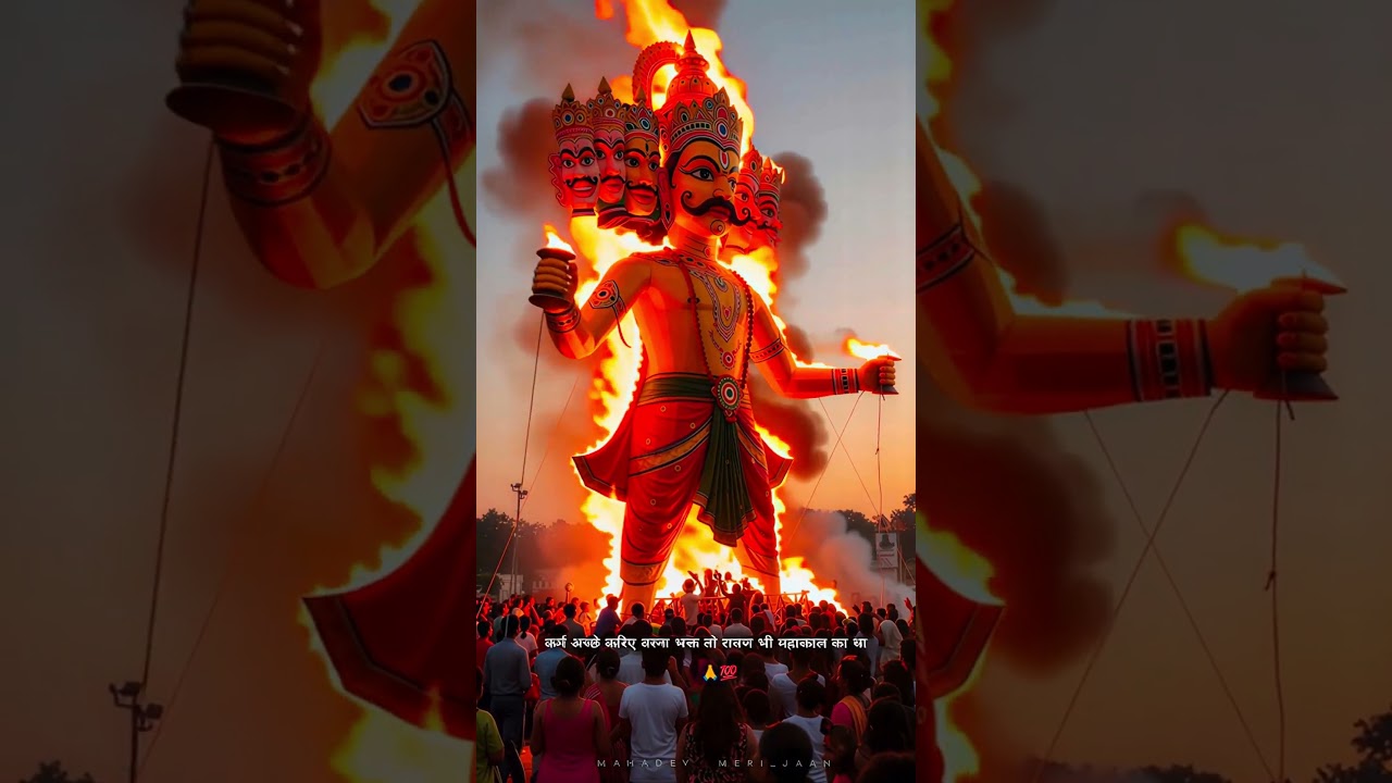 🔥 Ravana Dahan 2025 | Victory of Good Over Evil 🙏✨ | Dussehra Celebration