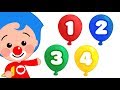 Máquina Saltarina de Globos ♫ Aprende los Números ♫ Canciones Infantiles ♫ Plim Plim