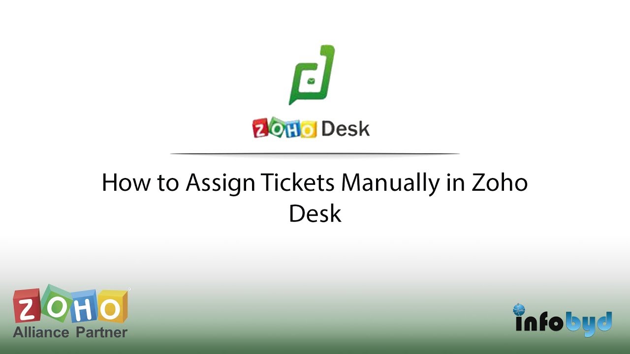 ticket assignment in zoho desk